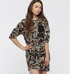 ADIDAS ORIGINALS CAMO Dress MILITARY Womens S